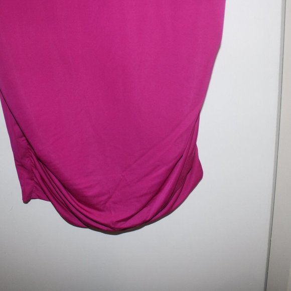 Satiny Ruched Mini Dress - Picture 5 of 8